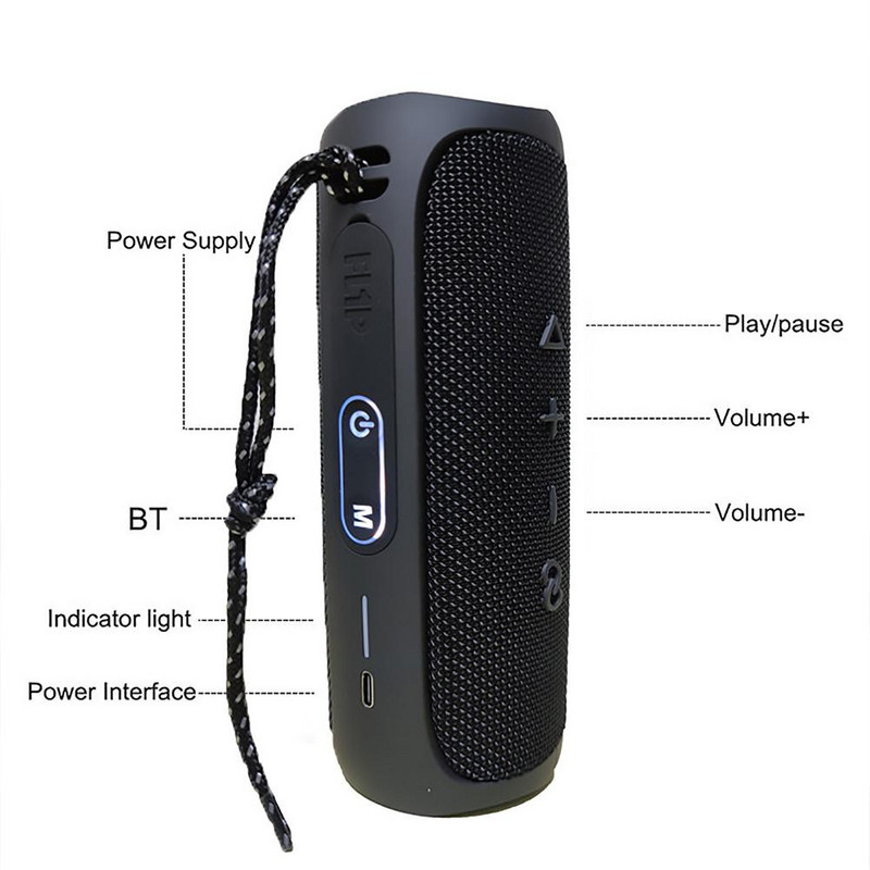 Flip 6 juhtmevaba kõlar Bluetooth veekindel stereo bass muusikapala kõlar kõrgekõlar Kaasaskantav IPX7 õues reisipidu