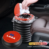 Automobilio sulankstoma šiukšliadėžė skėčių laikymo dėžė žvejybai skirta Lada Vesta Niva Samara Kalina Largus Priora Xray Granta Cross