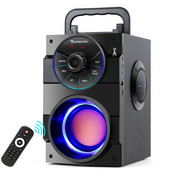 Difuzor Bluetooth TOPROAD Subwoofer stereo portabil de mare putere Difuzoare cu bas puternic Suport casetă de sunet Radio FM TF AUX USB
