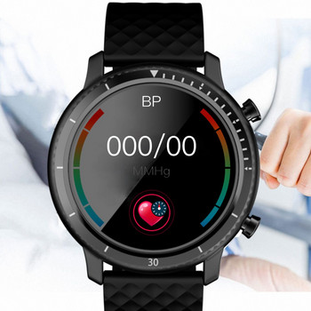 P20 2021 Нов смарт часовник Мъжки въртящ се циферблат Спортни фитнес часовници за мъже Монитор на сърдечния ритъм Smartwatch Водоустойчив