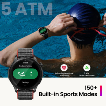 НОВ смарт часовник Amazfit GTR 4 с вграден Alexa 150 спортни режима Bluetooth телефонни разговори смарт часовник 14 дни живот на батерията