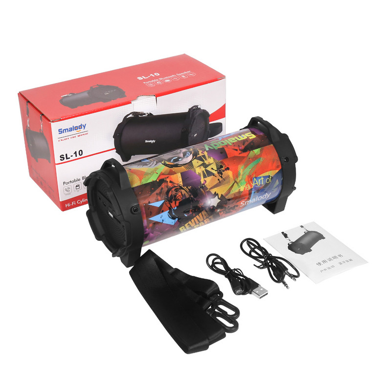 SL-10 stupac Bežični Bluetooth kompatibilni zvučnik Vanjski prijenosni subwoofer Glazba Stereo Snažni sportski zvučnici