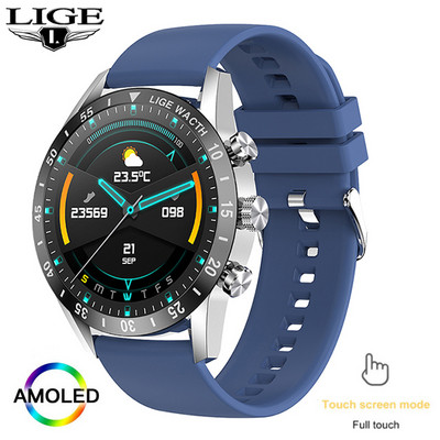 2022 LIGE Νέο Bluetooth Call Smart Watch Men Full Touch αδιάβροχο αθλητικό ρολόι γυμναστικής Πολυτελή Έξυπνα ρολόγια για άνδρες IOS Android
