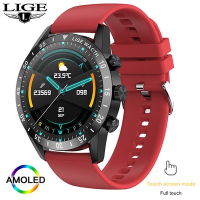 2022 LIGE Νέο Bluetooth Call Smart Watch Men Full Touch αδιάβροχο αθλητικό ρολόι γυμναστικής Πολυτελή Έξυπνα ρολόγια για άνδρες IOS Android