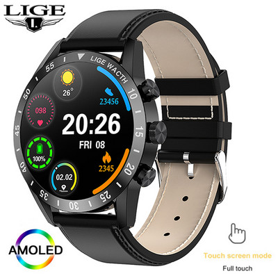 2022 LIGE Νέο Bluetooth Call Smart Watch Men Full Touch αδιάβροχο αθλητικό ρολόι γυμναστικής Πολυτελή Έξυπνα ρολόγια για άνδρες IOS Android