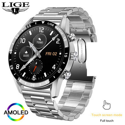 2022 LIGE Νέο Bluetooth Call Smart Watch Men Full Touch αδιάβροχο αθλητικό ρολόι γυμναστικής Πολυτελή Έξυπνα ρολόγια για άνδρες IOS Android