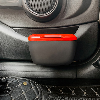 Automobilio vidaus durų pakabinamos dėžės kabliukas šiukšliadėžės laikymo dėžės apdaila, skirta visiems Mini Cooper F55 F56 R56 R60 automobilių stiliaus priedams