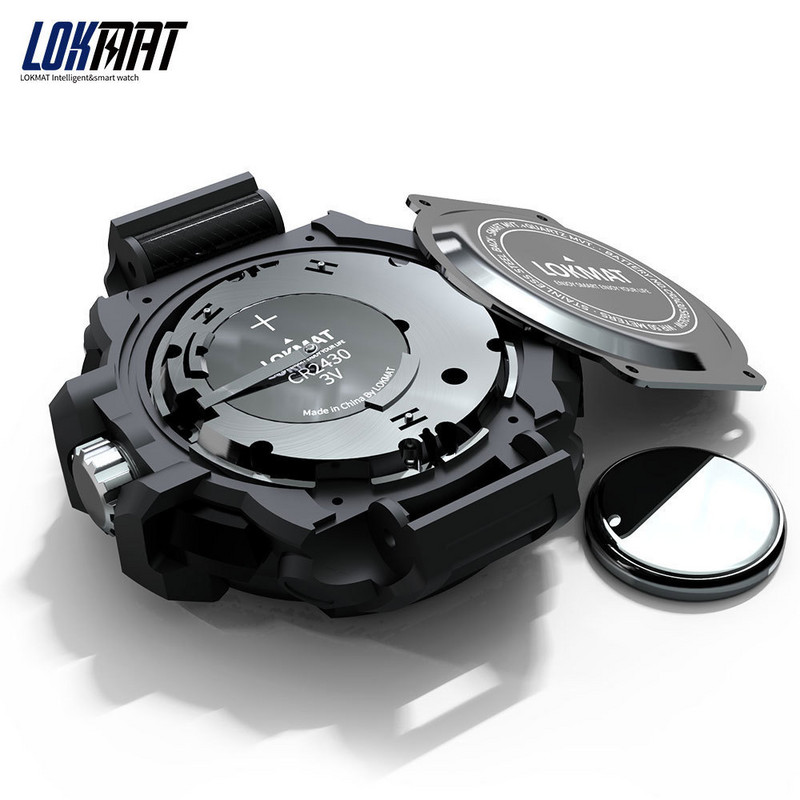 LOKMAT Sport Smart Watch Professional 5ATM Αδιάβροχη υπενθύμιση κλήσης Bluetooth Ψηφιακό ανδρικό ρολόι SmartWatch για ios και Android