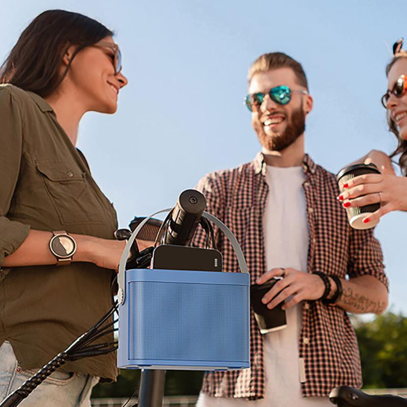 YS-219 Prenosná bezdrôtová domáca audio sada pre KTV Bluetooth reproduktorový systém s 2 mikrofónmi, vonkajší karaoke subwoofer