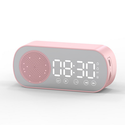 Naujas daugiafunkcis belaidis „Bluetooth“ garsiakalbis laikrodis dvigubas žadintuvo palaikymas TF kortelė FM radijo garso juosta HIFI muzikos dėžutė garso juostos garsiakalbis