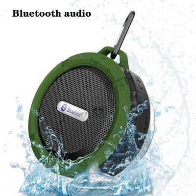 Преносим колонен мини Bluetooth високоговорител Водоустойчив външен душ Звукова кутия Безжичен субуфер за кола Високоговорител за телефон Компютър
