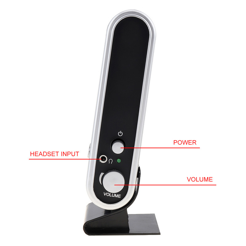 HY-218 6W USB 2.0 žičani USB napajanje Prijenosni zvučnici Stereo 3,5 mm audio priključak Prijenosni zvučnik za PC prijenosno računalo M AC