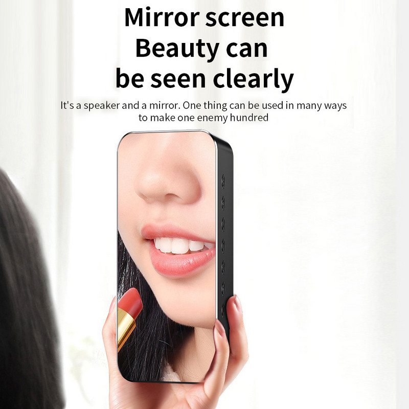 BT bežični zvučnik FM radio Ogledalo/Budilica/Noćno svjetlo/Senzor temperature Višenamjenski zvučnici Stereo Bas Music Player