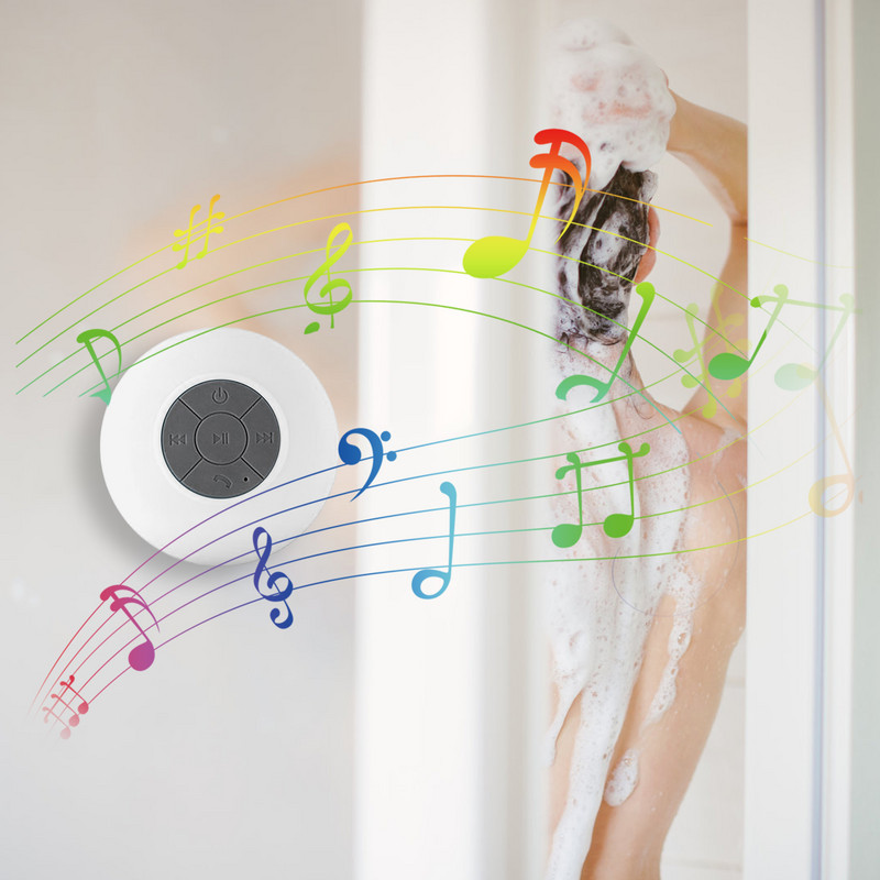 Dušš Mini BT veekindel kõlar iminapaga sügava ja mugava bassiga Ideaalsed juhtmevabad kõlarid välibasseini vannituppa