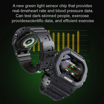 Ocean Smart Watch Fitness Tracker Съобщение за кръвно налягане Push Монитор на пулса Часовник Smartwatch Мъже Жени за Dropshiping