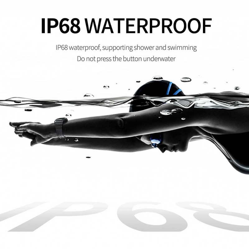 Ocean Smart Watch Fitness Tracker Μήνυμα πίεσης αίματος Push Heart Rate Monitor Ρολόι Smartwatch Ανδρικά Γυναικεία για Dropshiping