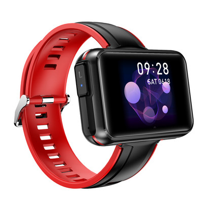 T91 Έξυπνο ρολόι 2 σε 1 TWS Ασύρματο ακουστικό Bluetooth Big DIY Screen Fitness Tracker καρδιακών παλμών Βραχιόλι Man Sports Smartwatch
