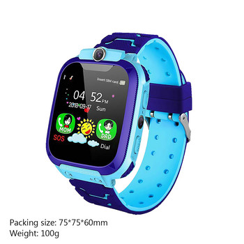 Детски умен часовник 1,44-инчов сензорен екран GPS местоположение 400mAh батерия Широко съвместим часовник Телефон Водоустойчиви смарт часовници