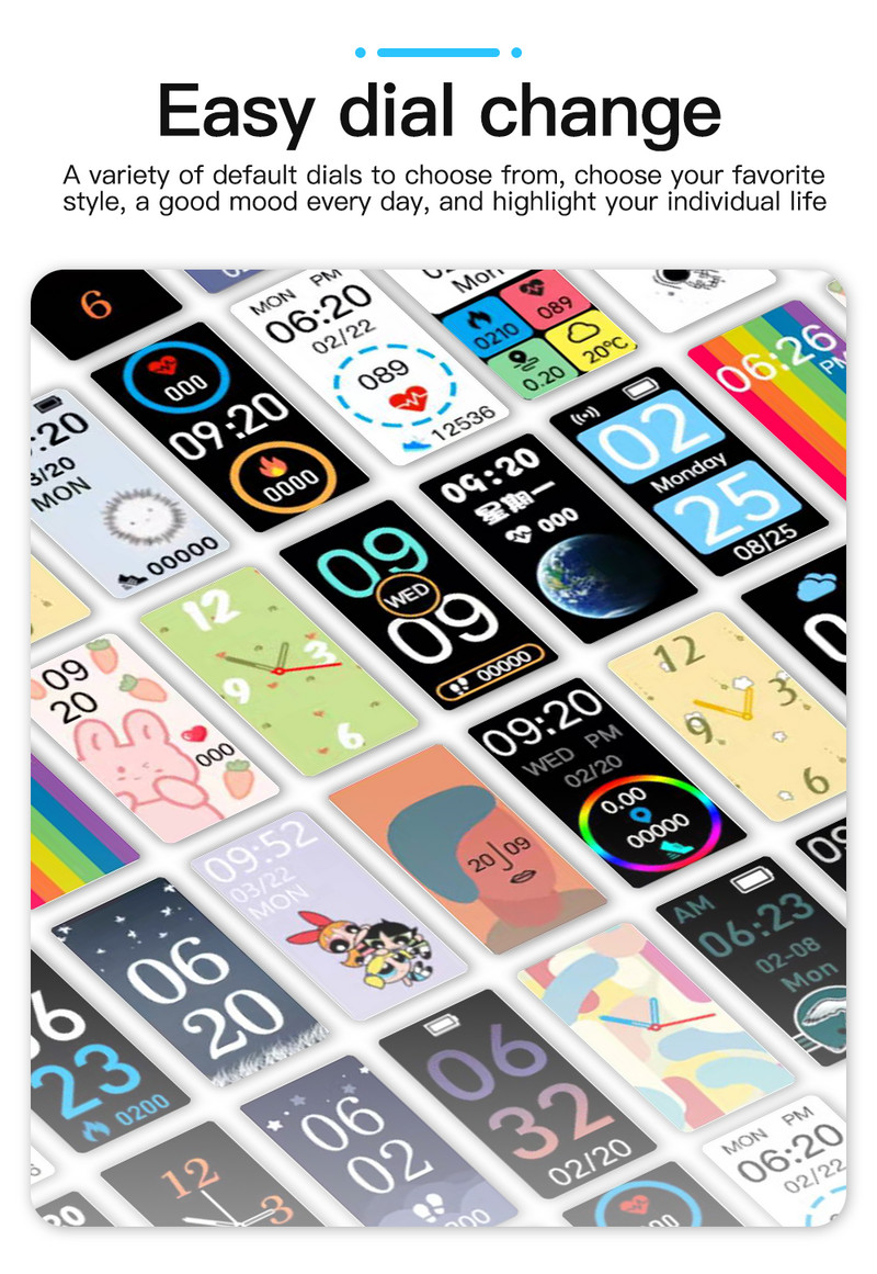 IP68 Vodotesný náramok na sledovanie telesnej teploty pre ženy, fitness sledovač s meraním srdcovej frekvencie, krvným kyslíkom, inteligentné hodinky s japonskou podporou