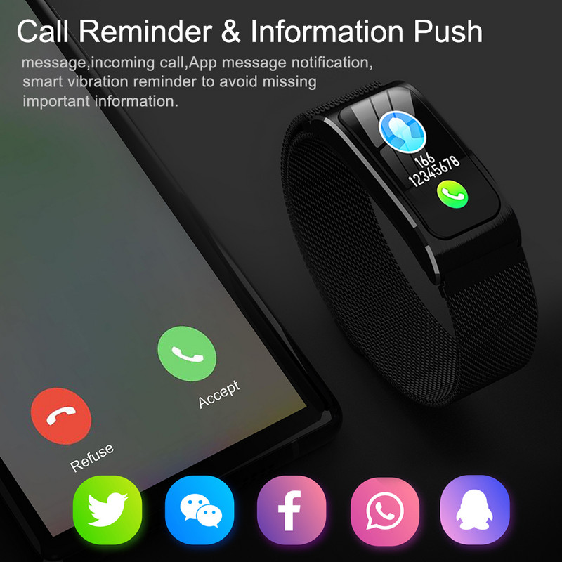 Γυναικείο έξυπνο ρολόι MELANDA 1,14" IP68 Smartwatch αντρικό ρολόι παρακολούθησης γυμναστικής Ρολόι PK X3 S2 για Android IOS