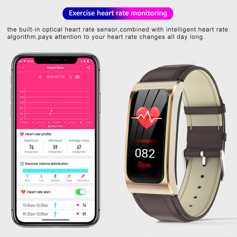 Γυναικείο έξυπνο ρολόι MELANDA 1,14" IP68 Smartwatch αντρικό ρολόι παρακολούθησης γυμναστικής Ρολόι PK X3 S2 για Android IOS