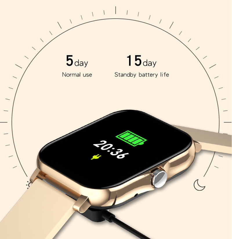 2022 Αναπαραγωγή μουσικής Bluetooth Έξυπνο ρολόι Γυναικεία αδιάβροχη προσαρμοσμένη ταπετσαρία Full Touch Call Fitness Tracker Reloj Inteligente Hombre