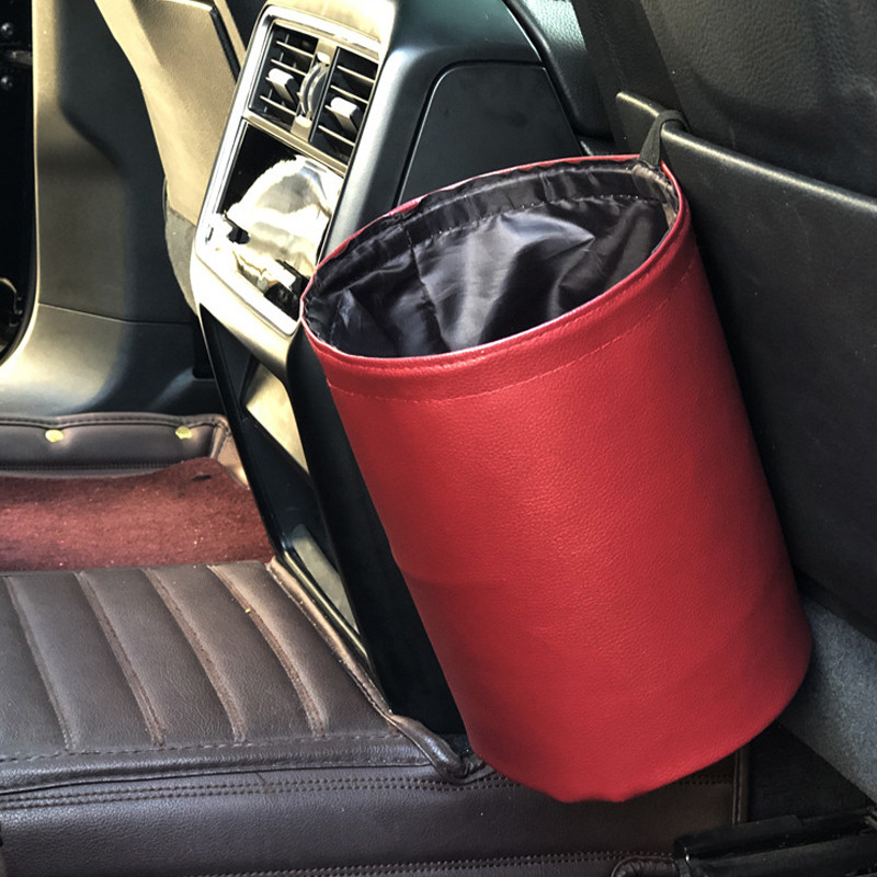 Anchtek Coș de depozitare Coș de gunoi Suport container de gunoi Coș de gunoi auto Organizator pliabil 방수 휴지통 Accesoriu pentru interiorul mașinii