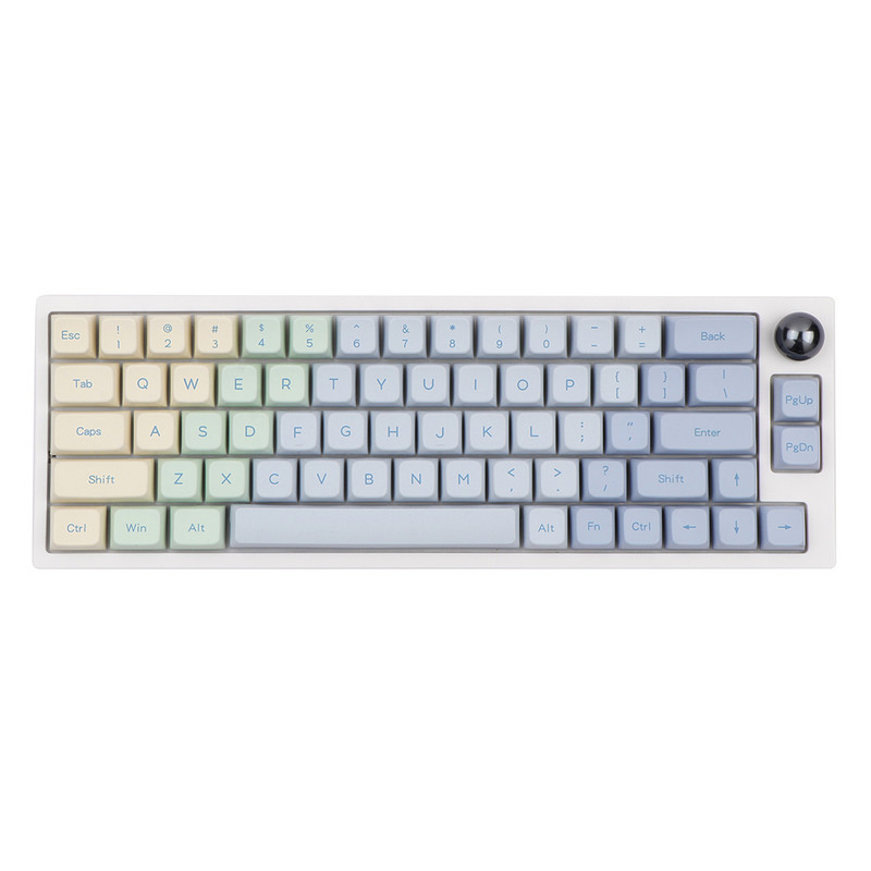 EPOMAKER TH66 65% karstā režīmā maināms RGB 2,4 GHz/Bluetooth 5.0/vadu bezvadu mehāniskā tastatūra MDA PBT taustiņu vāciņi teclado mecânico