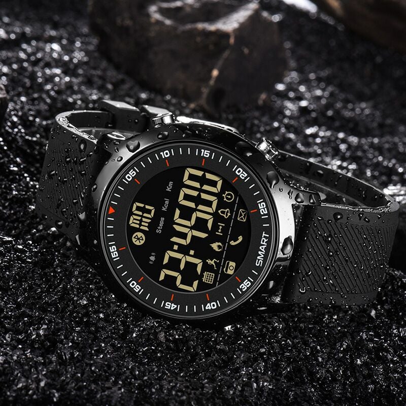 Έξυπνο ρολόι IP68 Sport αδιάβροχα βηματόμετρα Υπενθύμιση μηνύματος Bluetooth Outdoor Swimming Men Smartwatch για τηλέφωνο Android Ios