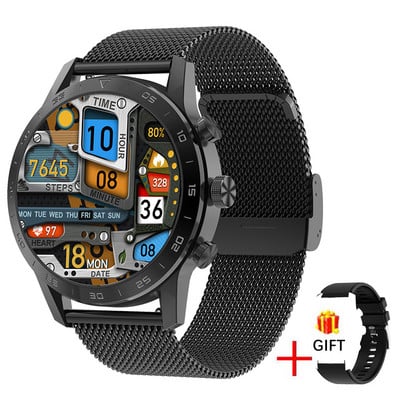 LIGE Nové Bluetooth Call Inteligentné hodinky pre mužov HD Full Touch Športový fitness náramok Vodotesné luxusné inteligentné hodinky pre mužov pre IOS Android