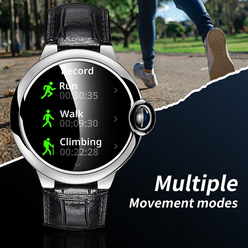 LEMFO sat za žene Javljanje i upućivanje poziva pametni sat IP67 vodootporan Elegantni AW28 pametni sat 2023 1,32 inča 360*360 HD