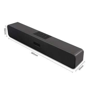 10 W Soundbar високоговорител Кабелна и безжична Bluetooth 5.0 Домашна съраунд звукова лента за компютър Театър TV USB TF AUX caixa de som com