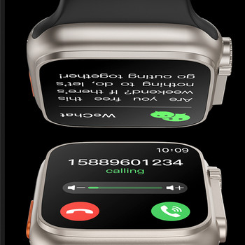 Смарт часовник Ultra 8 NFC 49 мм Smartwatch Series 8 Bluetooth разговор Безжично зареждане Фитнес гривна Спортна музика IWO за iphone IOS