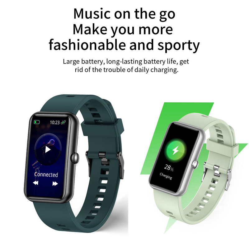 2022. Ženski pametni sat Pametna narukvica Djevojka za tjelovježbu Krvni tlak Otkucaji srca IP68 Vodootporni ženski pametni sat za pametni telefon