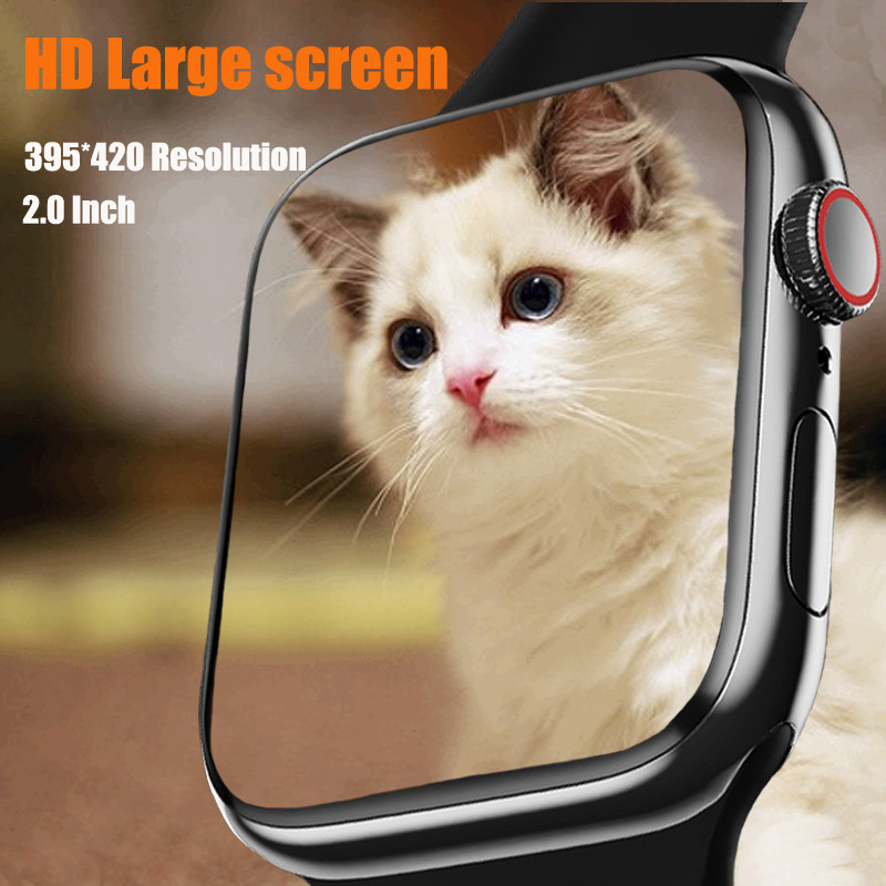 Ceas inteligent de 2,0 inchi Seria 7 Femeie Bărbat 2022 X8 Max Suportă apeluri ebraice Ceas inteligent pentru femei Bărbați Ceas monitorizare ritm cardiac + cutie