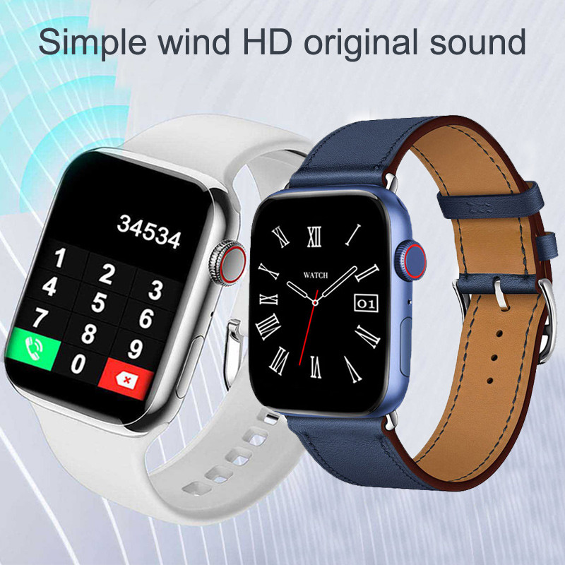 Ceas inteligent de 2,0 inchi Seria 7 Femeie Bărbat 2022 X8 Max Suportă apeluri ebraice Ceas inteligent pentru femei Bărbați Ceas monitorizare ritm cardiac + cutie