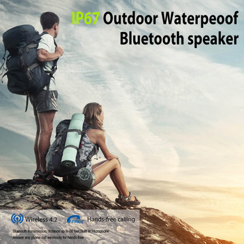 IPX7 Deep Bass Swimming Speaker Pool Floating TWS Bluetooth Speakers Wireless Waterproof stereo for Outdoor TF Power калонка