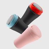 Plastikinė automobilio šiukšliadėžė su dangčiu automobilio puodelių laikikliu Šiukšliadėžė Automobilių transporto priemonių šiukšlių dėžė Peleninės dulkių dėklas Vandeniui atsparus automobilių šiukšlės