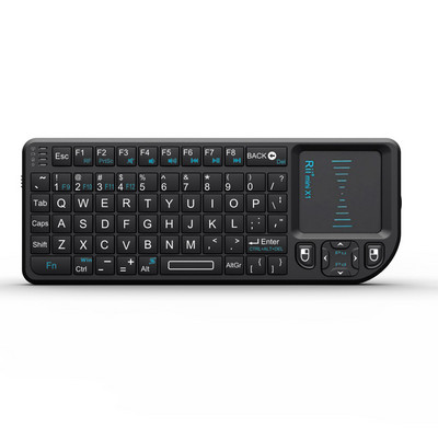 Original Rii Mini X1 Tastatură fără fir 2.4G Air Mouse Tastaturi Tastatură portabilă pentru jocuri Touchpad pentru telefon Smart TV Box Android