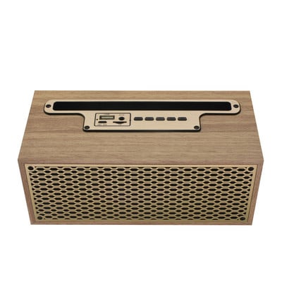 Vintage Wood Grain Bluetooth zvučnik TWS Bežični kućni subwoofer Vanjski prijenosni radio Poklon Stereo zvučnik na stalku za mobilni telefon