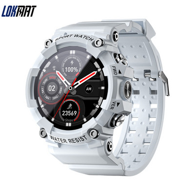 LOKMAT New ATTACK 3 Sport Smart Watch Suport apeluri Bluetooth Tracker fitness Monitor ritm cardiac Ecran tactil Ceasuri inteligente
