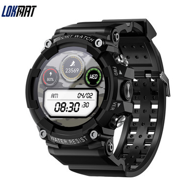 LOKMAT New ATTACK 3 Sport Smart Watch Suport apeluri Bluetooth Tracker fitness Monitor ritm cardiac Ecran tactil Ceasuri inteligente