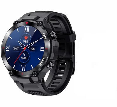 Vyriškas išmanusis laikrodis K37 GPS lauko sportinio kūno rengybos stebėjimo apyrankė, didelė baterija, itin ilgas budėjimo režimas, sveikatos stebėjimo išmanusis laikrodis