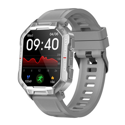 BOZLUN 410mAh 1,83 ιντσών Έξυπνο ρολόι Ανδρικό Βηματόμετρο Sports Fitness Tracker Bluetooth Κλήση Αδιάβροχο SmartWatch για iPhone Xiaomi