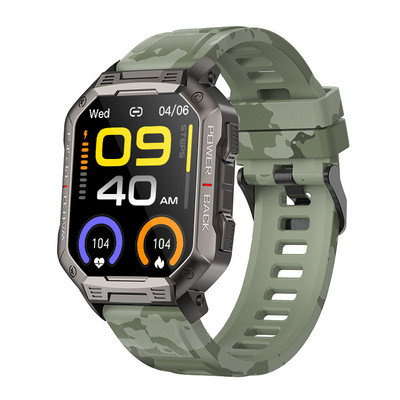 BOZLUN 410mAh 1,83 ιντσών Έξυπνο ρολόι Ανδρικό Βηματόμετρο Sports Fitness Tracker Bluetooth Κλήση Αδιάβροχο SmartWatch για iPhone Xiaomi