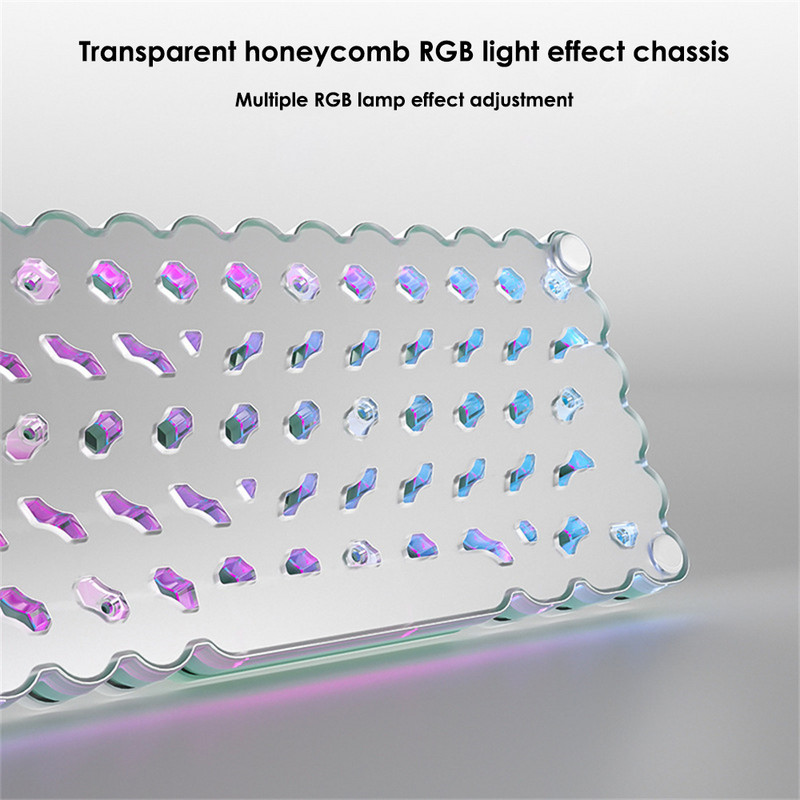 Tastatură RYRA cu 104 taste Mini Punk Bluetooth 2.4G Tastaturi RGB rezistente la apă pentru birou Computer Gaming Mute Tastaturi USB cu fir