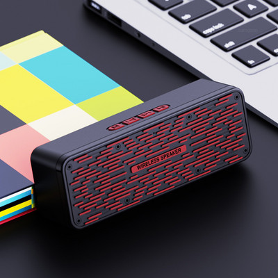Prijenosni Bluetooth zvučnik TWS bežični vanjski zvučnik s 3D stereo subwooferom, ugrađenom baterijom od 2000 mAh FM radio