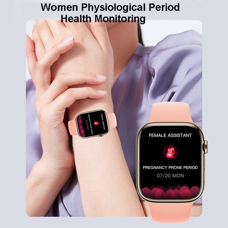 IWO Series 8 GPS Smart Watch Men NFC Body Temperature Smartwatch Γυναικεία γυμναστική Αδιάβροχα Αθλητικά Μικρά Ρολόγια WS8