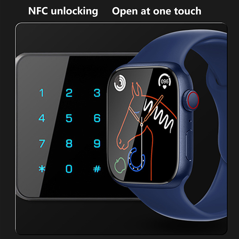 IWO Series 8 GPS Smart Watch Men NFC Body Temperature Smartwatch Γυναικεία γυμναστική Αδιάβροχα Αθλητικά Μικρά Ρολόγια WS8