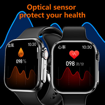 LEMFO iwo watch ultra Smart Watch series 8 NFC Bluetooth разговор Спортни режими Здравен монитор Водоустойчив часовник за Android IOS